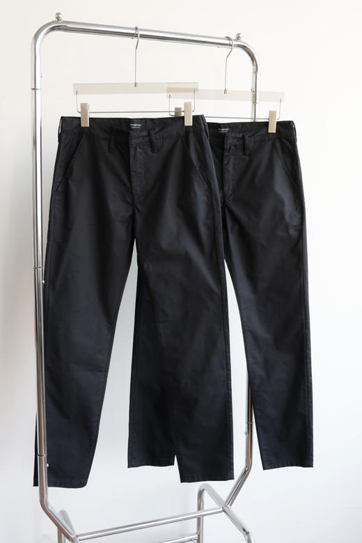 E.Z 春季款 黑色 弹力棉质长裤 XXK189 商品图2