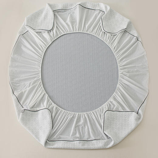 顶柔6D空气层PE霜感软凉席三件套（床笠款）-LX7079 商品图6