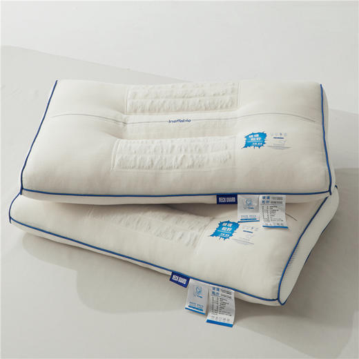 自然醒玻璃粒籽护颈枕全棉纯棉枕芯护颈椎枕不易变形按摩枕家用一对枕头枕芯XK 商品图7
