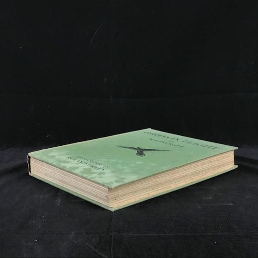 1922年 飞翔鸟类图集 12幅彩色手工贴图与大量黑白插图 布面精装16开 商品图1