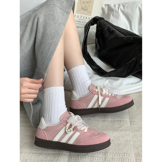 【YW】无忧购韩系ins温柔百搭可拆卸蝴蝶结休闲平底德训鞋MIS-2680（截单后7天发货) 商品图7