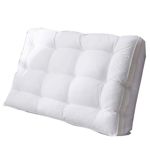 自然醒花朵双层高羽丝绒枕超柔软枕头枕芯一对成人护颈椎枕助睡眠酒店专用学生高整头男XK 商品图11