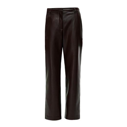 高质蛋白皮极简显瘦通勤七分PU皮裤2025春 商品图4