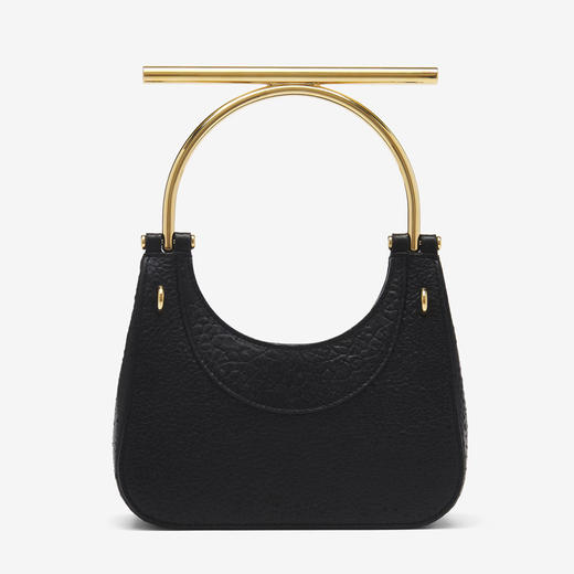 ALEXANDER MCQUEEN 麦昆 女士T型手柄迷你提挎包 黑色 803525 1VDBG 1000 商品图2