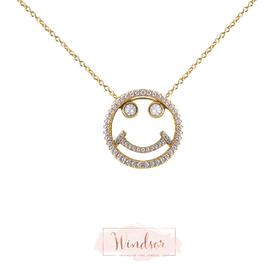 LHWINDSOR温莎珠宝  爱笑的眼睛笑脸项链