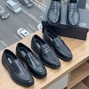 25春夏新款  Ecco真皮商务套脚光面打孔男鞋 商品缩略图0