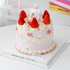 复古草莓· 可爱小熊蛋糕【D5043】 商品缩略图0