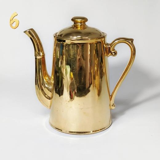 一组欧洲进口骨瓷金壶，璀璨夺目的镀金工艺散发着柔和而迷人的光泽 商品图11