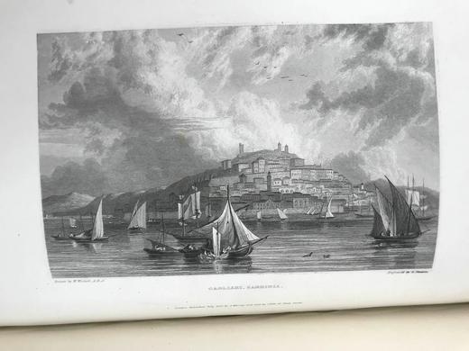 1833-34年 芬登版画集：拜伦生平与作品（全3卷） 百余幅版画插图 真皮精装18开 商品图13