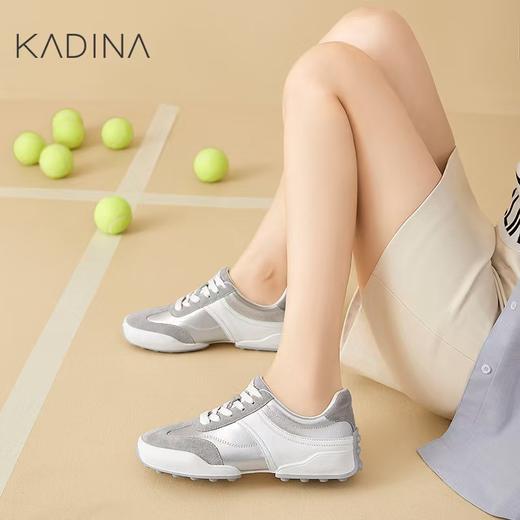 【KADINA】 AF3   卡迪娜2025春季新款复古阿甘鞋防滑橡胶底系带女休闲鞋KCS258701 商品图1