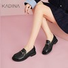 【 KADINA】卡迪娜2025春季新款平跟马蹄扣乐福鞋小皮鞋女单鞋KS251808 商品缩略图1