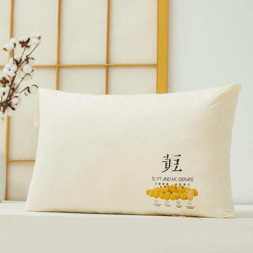 自然醒A类全棉大豆纤维黄豆枕芯五星级酒店枕护颈椎助睡眠枕芯单人家用高整头XK 商品图8