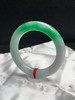 612507，55.2圈口，飘绿圆条手镯，白底飘阳绿，色浓底子细腻 商品缩略图2