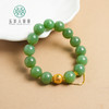 18k和田玉粉青手串 商品缩略图0