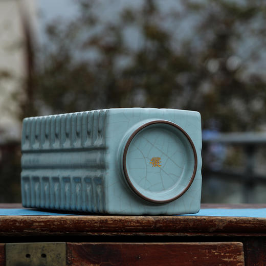 问鼎官窑大国工匠监制琮式瓶 商品图4