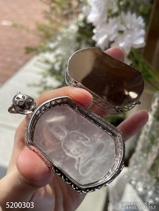玻璃种观音吊坠【5200303】具体价格微信咨询 商品图6