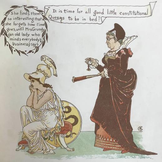 1886年 小安妮女王 沃尔特·克兰24页彩色插图 布脊精装 商品图11