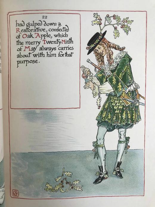 1901年 兰姆《岁月的假面》 沃尔特·克兰40页精美彩色插图 精装16开 商品图13