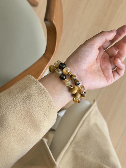 王嘉尔同款金霸大综合水晶手串招财转运还能百搭出圈！！打工人的玄学救命稻草男女同款情侣系（EJ） 商品图11