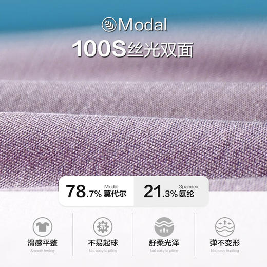 【3F】IVU【满分裤】男士莫代尔抗菌内裤薄中腰平角裤UP00032 商品图2