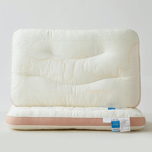 自然醒云柔刺绣猫猫枕头助睡眠护颈椎侧睡云朵枕芯单人整学生宿舍枕头男XK 商品图2