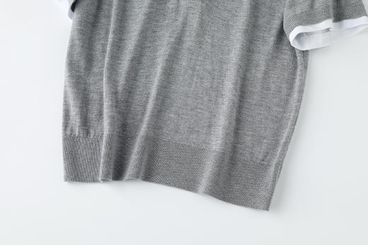 【高品质私服】【假两件POLO衫】混纺材质，舒适有型，透气性好JZ2516-CC 商品图4