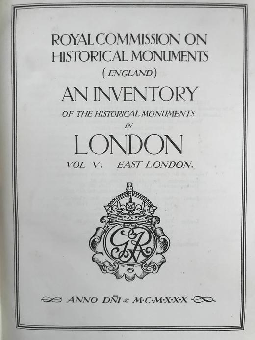 1930年 伦敦东部历史建筑遗迹图集 数百幅插图 漆布精装16开 商品图3
