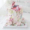 【提前5天预定】蝴蝶莫奈花园蛋糕【D5049】 商品缩略图1