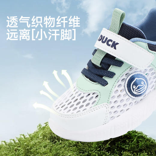 B.Duck小黄鸭童鞋夏季男女童儿童运动鞋26-35 B1686852 商品图5