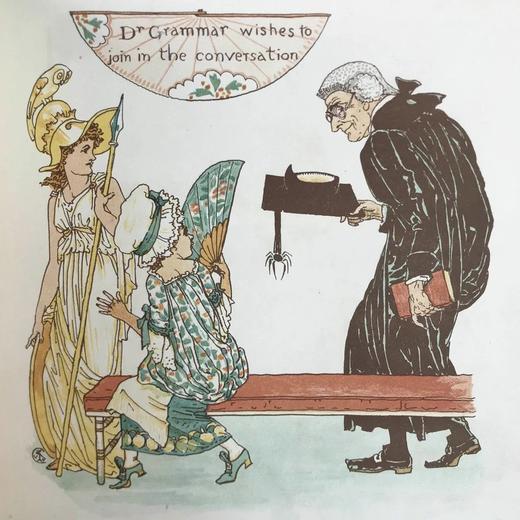 1886年 小安妮女王 沃尔特·克兰24页彩色插图 布脊精装 商品图12