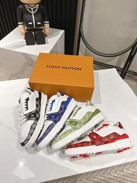 全新外贸出口男女款LV高尔夫款球鞋男女同款