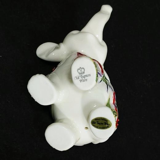 Old Tupton Ware的浮雕瓷偶小象，保值老牌瓷器艺术工坊，活泼可爱的小象满脸笑容 商品图7