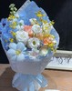 蓝韵--蓝白色系小清新花束 商品缩略图0