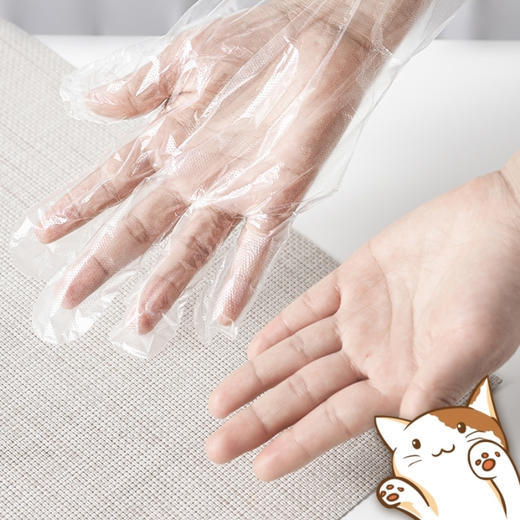 华小贝 升级加大款食物保鲜罩一次性魔力束口桌布 食品级一次性手套 商品图5