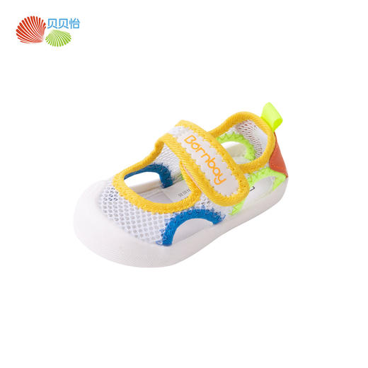 贝贝怡【网眼透气凉鞋】25夏季新款男女宝宝学步鞋户外沙滩鞋圆头凉鞋ZB2EX004 商品图5