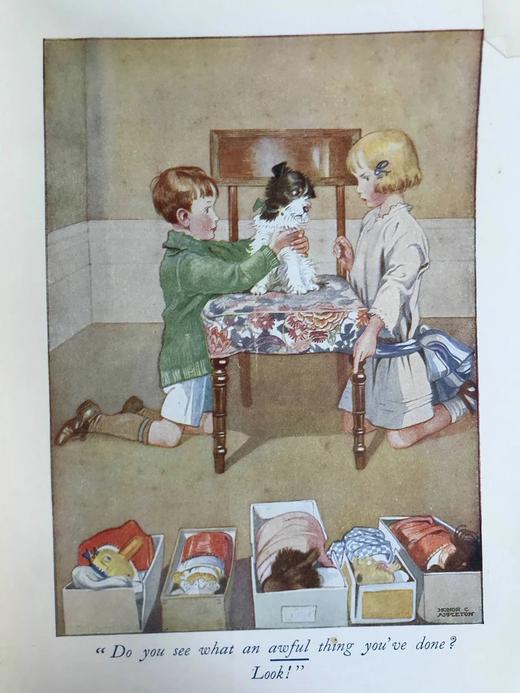 约20世纪早期 克拉多克夫人《约瑟芬的生日》 阿普尔顿8幅彩色与多幅黑白插图 精装16开 商品图6