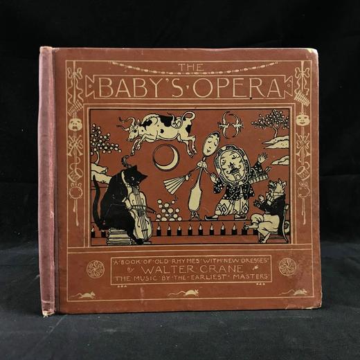 约19世纪后期 宝贝的歌剧 沃尔特·克兰56页彩色插图 布脊精装 商品图0