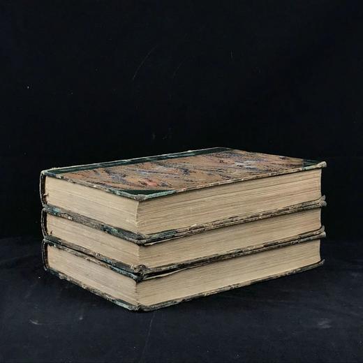 1833-34年 芬登版画集：拜伦生平与作品（全3卷） 百余幅版画插图 真皮精装18开 商品图1