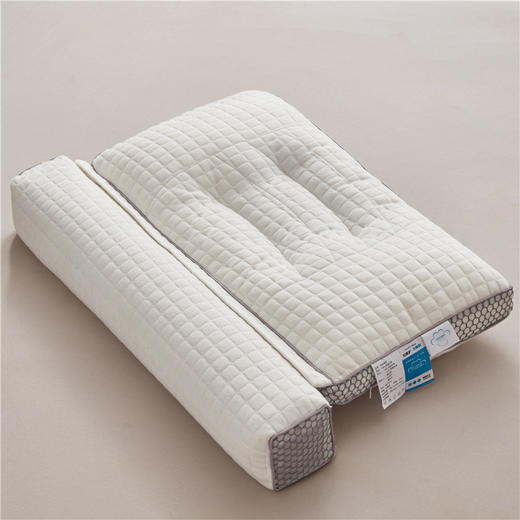 自然醒决明子荞麦牵引枕颈椎专用全荞麦壳小枕头护颈椎助睡眠单人圆柱颈椎硬枕睡觉护颈枕XK 商品图6