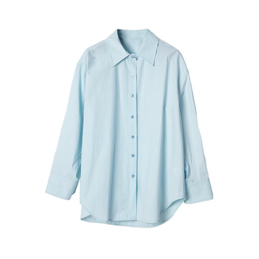 长绒棉宽松廓型盐系衬衫2025春 商品图4