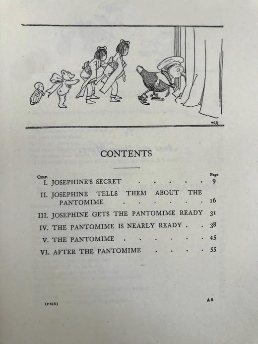 约20世纪早期 克拉多克夫人《约瑟芬的哑剧》 阿普尔顿8幅彩色与多幅黑白插图 精装16开 商品图4