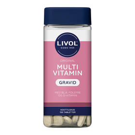 [丹麦]新Livol孕妇综合维他命 150粒. New!Livol Multi Vitamin Gravid 150stk.