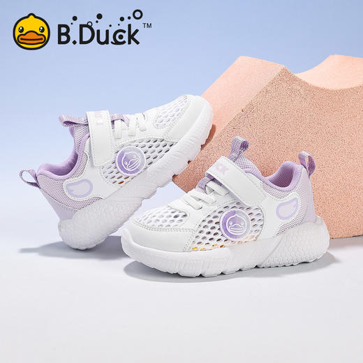 B.Duck小黄鸭童鞋夏季男女童儿童运动鞋26-35 B1686852 商品图1