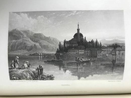 1833-34年 芬登版画集：拜伦生平与作品（全3卷） 百余幅版画插图 真皮精装18开 商品图6