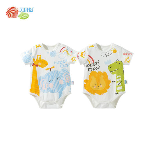 贝贝怡夏季包屁衣（2件装）ZB2EB001 商品图5