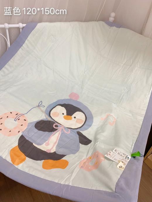 双层纱布棉花夏被 120*150cm全棉儿童夏季空调被 精选新疆长绒棉 100%全棉双层纱布亲肤透气 商品图6