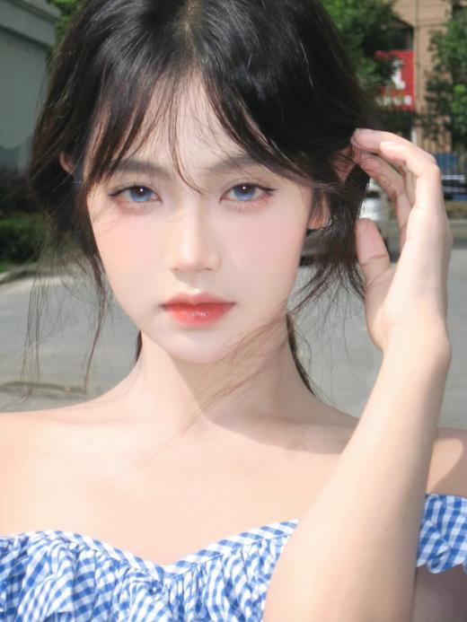 pupp buli半年抛美瞳 去发光蓝 14.2mm 商品图0