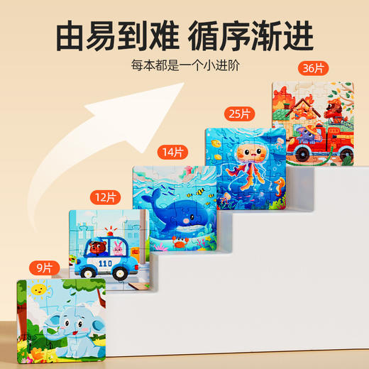 儿童磁力拼图3到6岁宝宝磁性益智玩具2-3幼儿蒙氏男孩1女孩三积木 商品图3