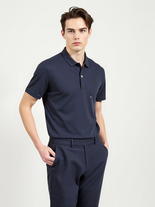 佐丹奴男装FW25新款【桑蚕丝混纺】针织Polo衫01015221 商品图1