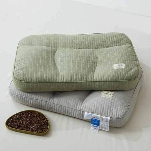 自然醒纯荞麦分区护颈枕芯助睡眠护颈椎专用硬枕不塌陷颈椎枕芯一对家用分区XK 商品图2
